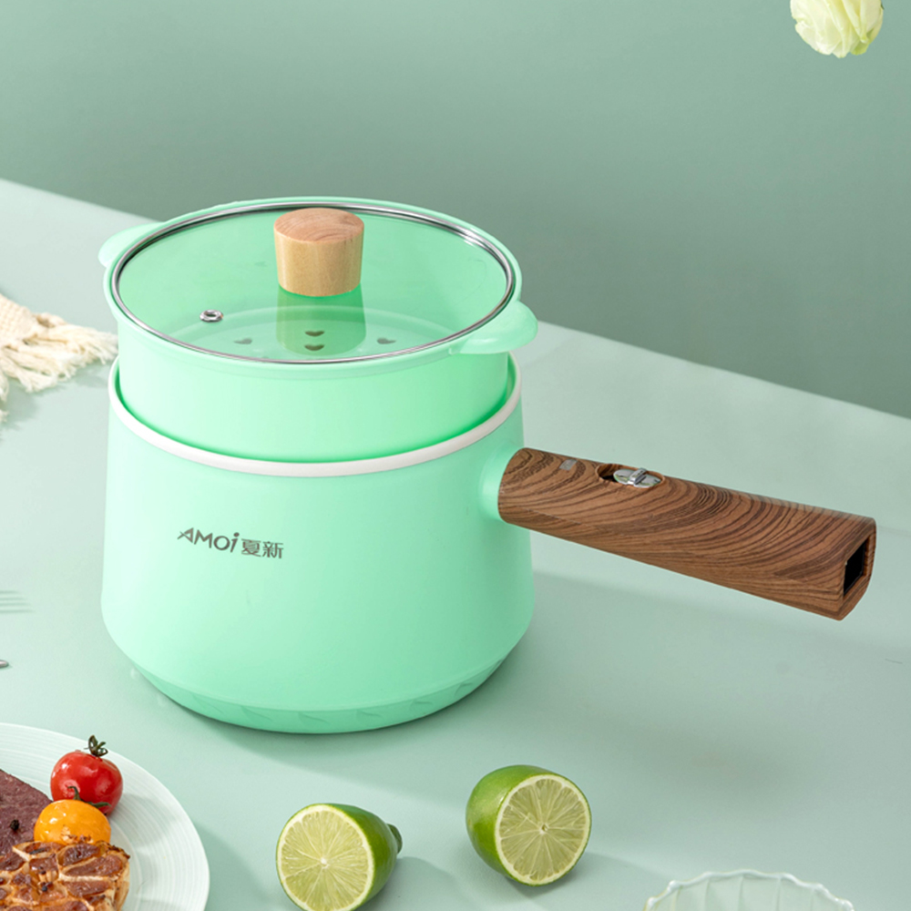 夏新木纹电煮锅