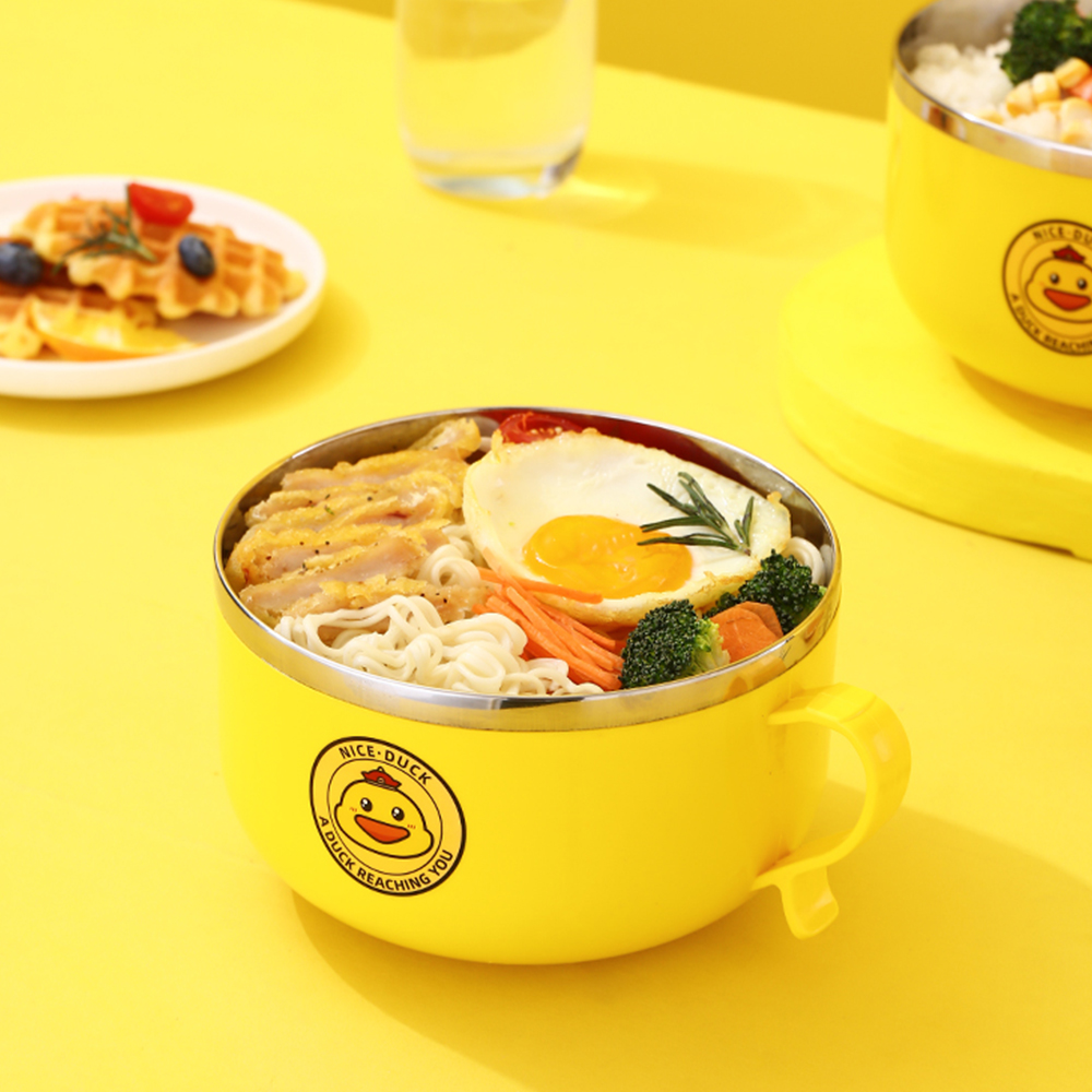 黄鸭支架泡面杯
