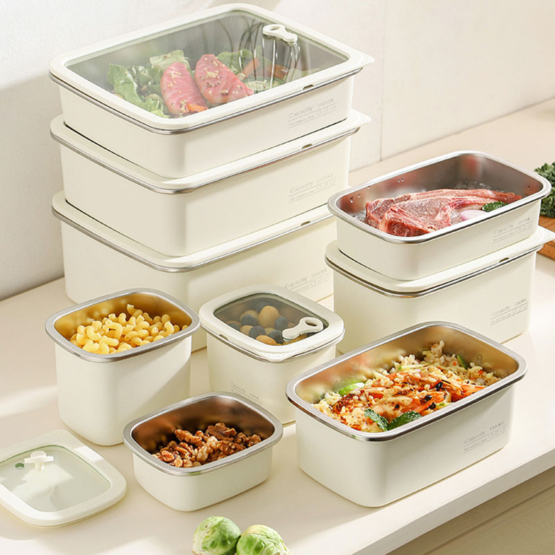 方款保鲜盒(玻璃盖)