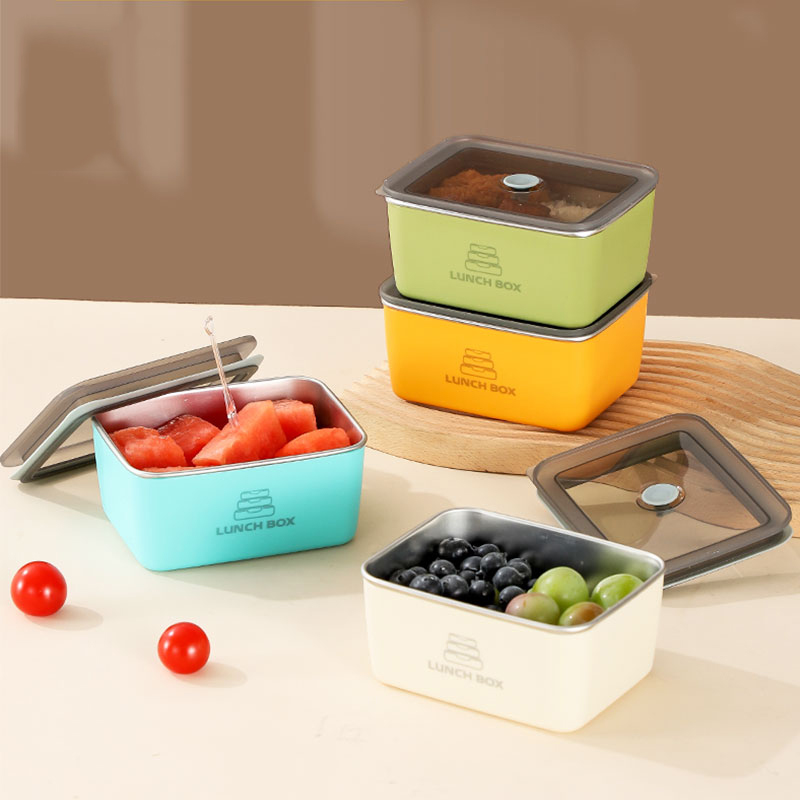 马卡龙色保鲜盒