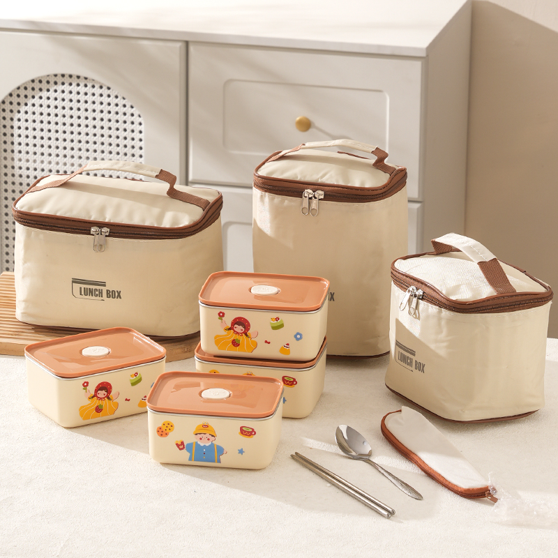 乐齐方形便当盒(家庭系列)