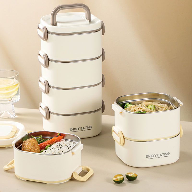 316方形多层饭盒