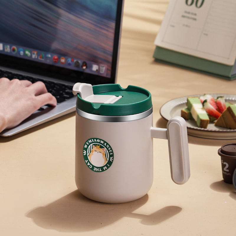 吾喵支架简艺马克杯