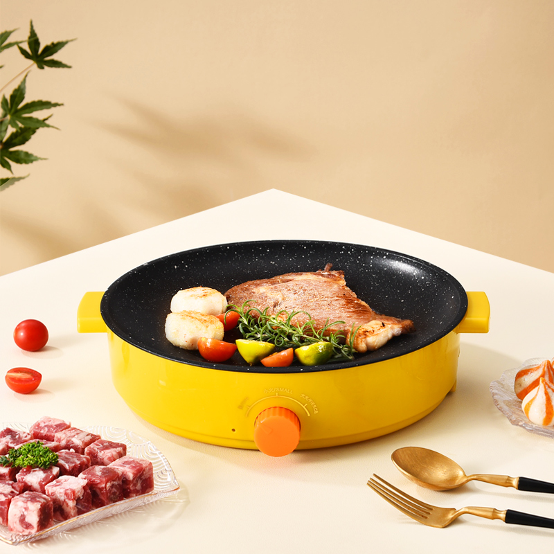 外卖旋钮电烤盘