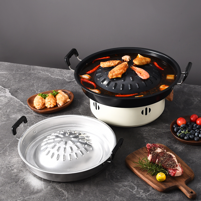 泰式烤涮一体锅