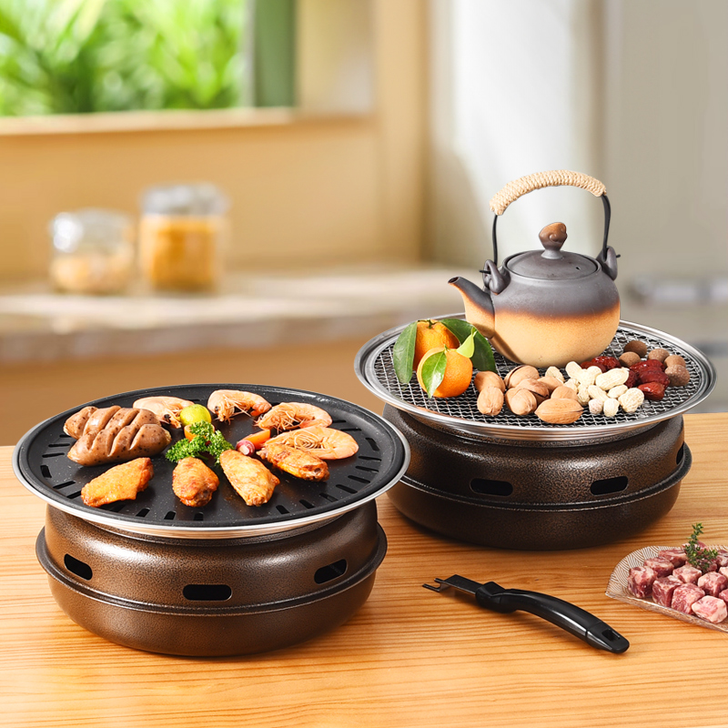 户外圆形碳烤炉